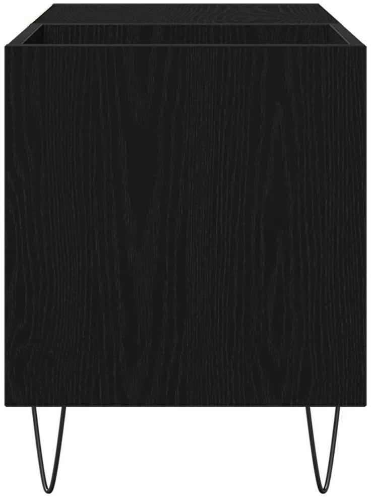 Plokštelių spintelė Juodas ąžuolas 85 x 38 x 48 cm