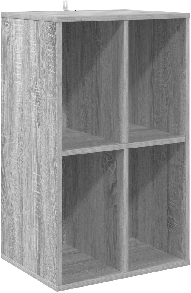 Plokštelių spintelė Pilka Sonoma 44,5 x 36,5 x 74,5 cm