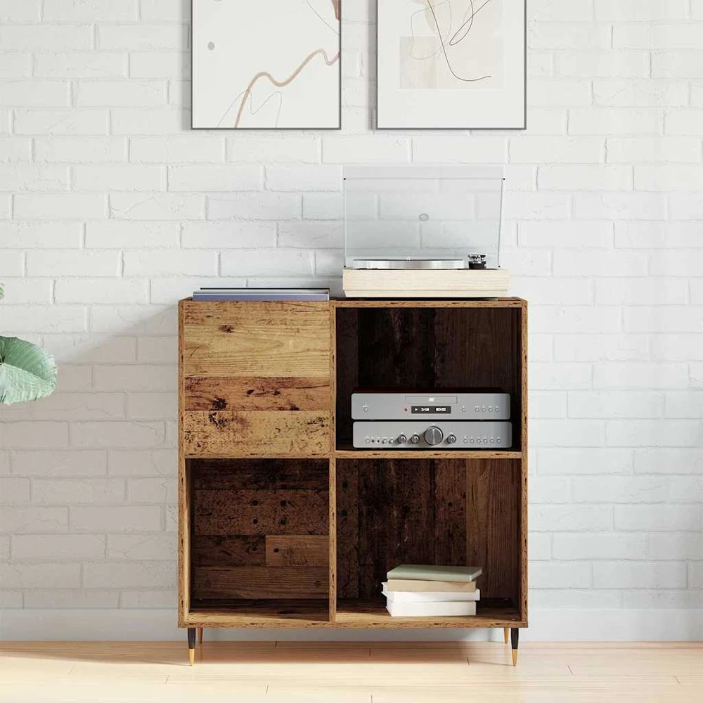 Plokštelių spintelė Sena mediena 85 x 38 x 89 cm