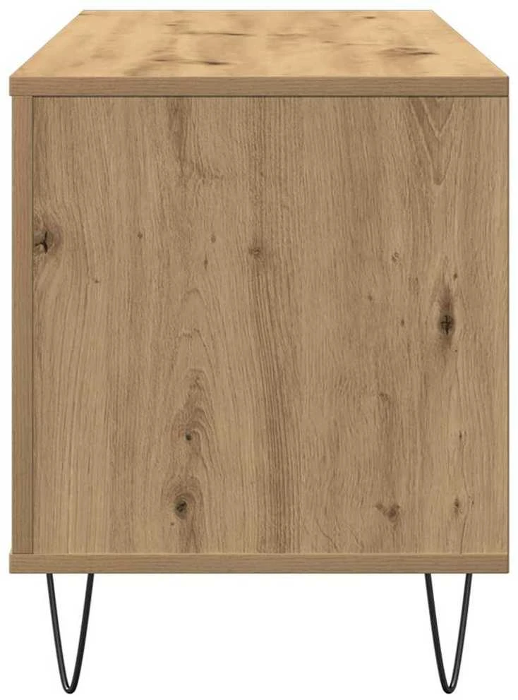 Plokštelių spintelė artisano ąžuolo 100 x 38 x 48 cm