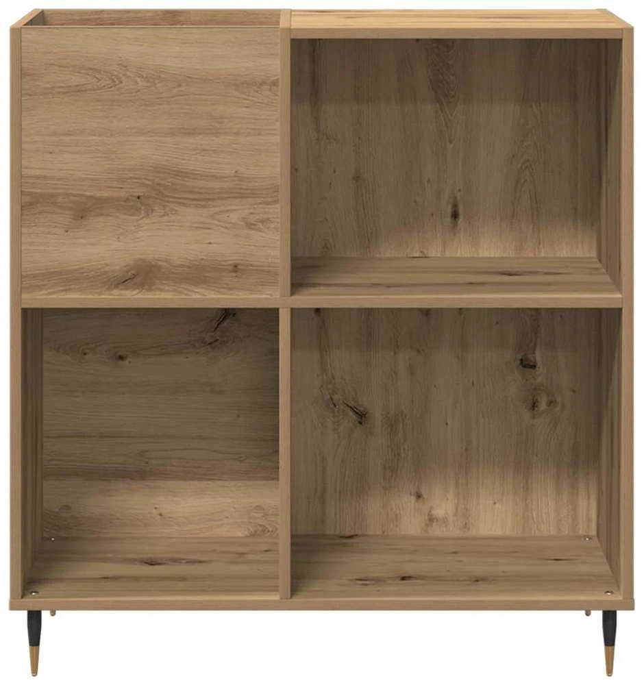 Plokštelių spintelė artisano ąžuolo 85 x 38 x 89 cm