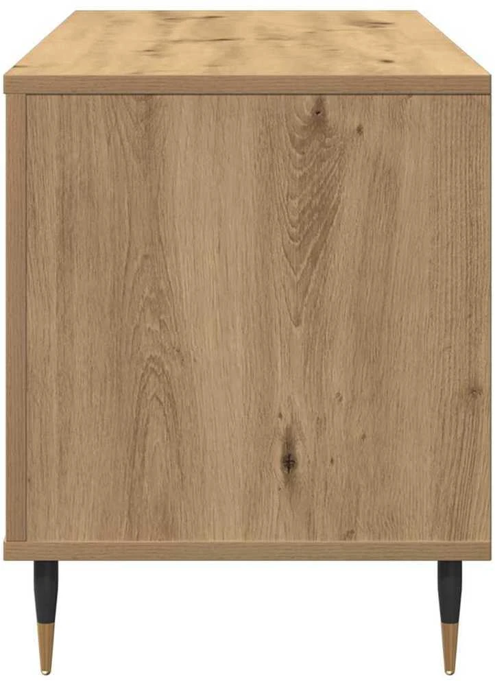 Plokštelių spintelė artisano ąžuolo 100 x 38 x 48 cm