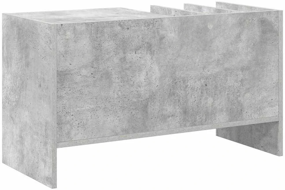 Plokštelių spintelė Betono pilka 78,5 x 35 x 45 cm