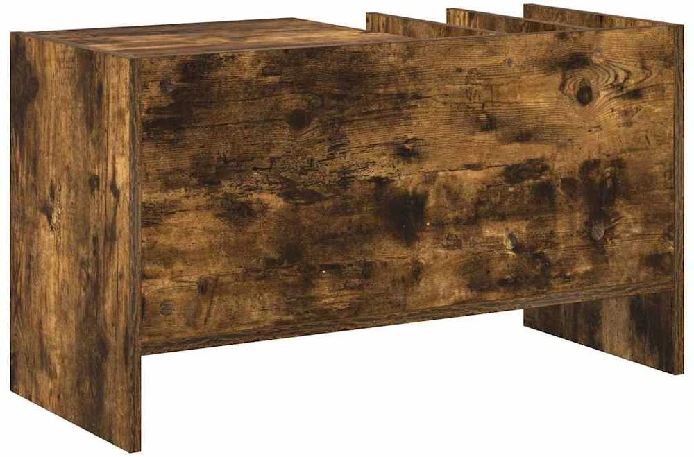 Plokštelių spintelė Rūkyta ąžuolas 78,5 x 35 x 45 cm