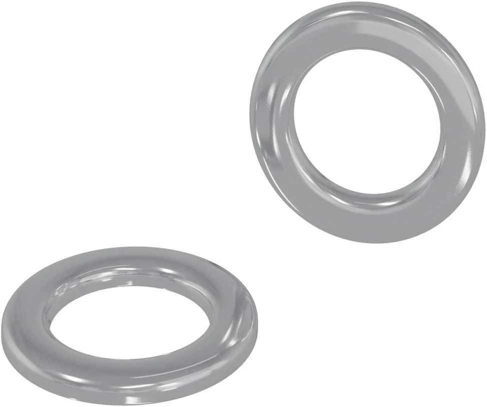 Plovimo įrankiai 2 vnt. Sidabro 10 x 10 x 0,8 mm Geležis