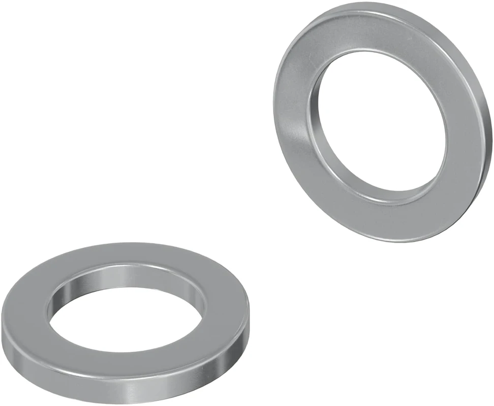 Plovimo įrankiai 2 vnt. Sidabro 10 x 10 x 1,2 mm Plienas