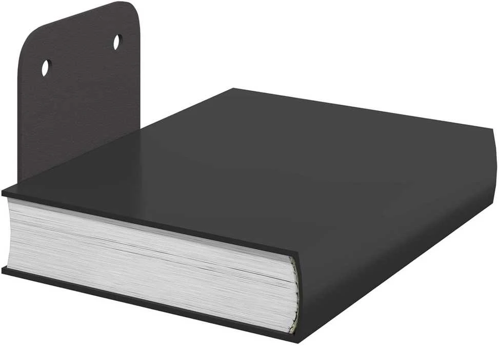 Nemoki plaukiančia lentyna 24 vnt. Juodas 6 x 11 x 6,5 cm