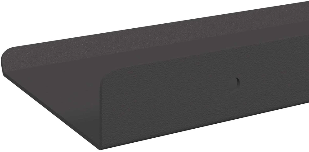 Plūduriuojanti lentyna 3 vnt. Juodas 40 x 9 x 2,5 cm Plienas