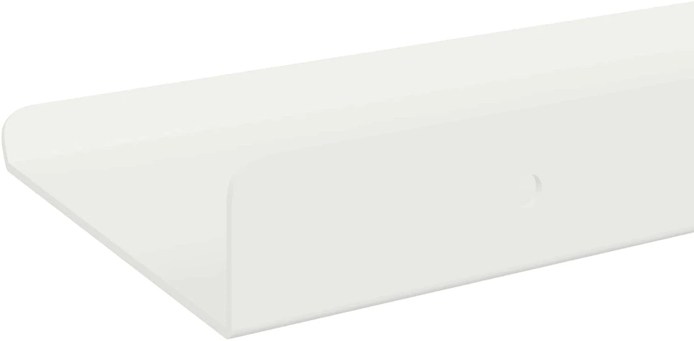 Plūduriuojanti lentyna 2 vnt. Baltas 60 x 8,5 x 2,5 cm Plienas