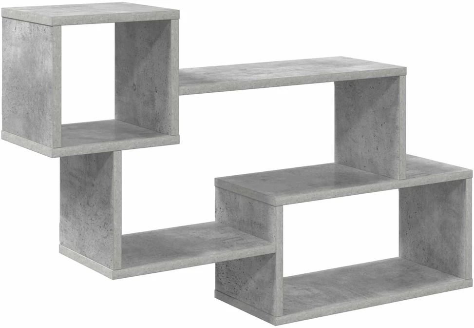 Plūduriuojanti lentyna Sieninis Betono pilka 87 x 20 x 55 cm