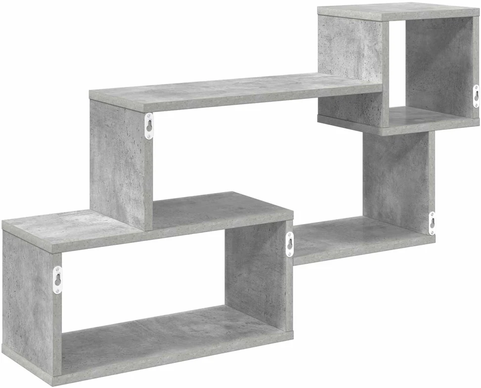 Plūduriuojanti lentyna Sieninis Betono pilka 87 x 20 x 55 cm