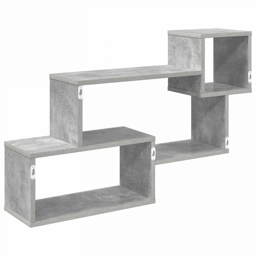 Plūduriuojanti lentyna Sieninis Betono pilka 87 x 20 x 55 cm