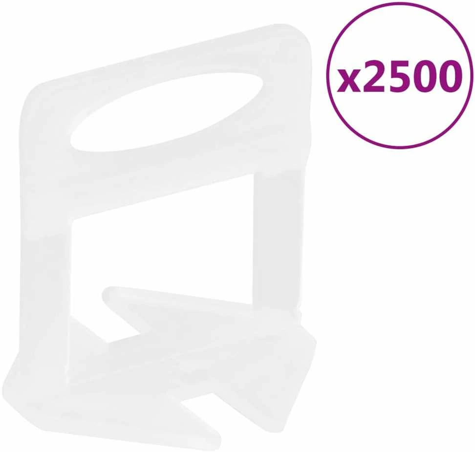 Plytelių išlyginimo spaustukai, 2500vnt., 2mm