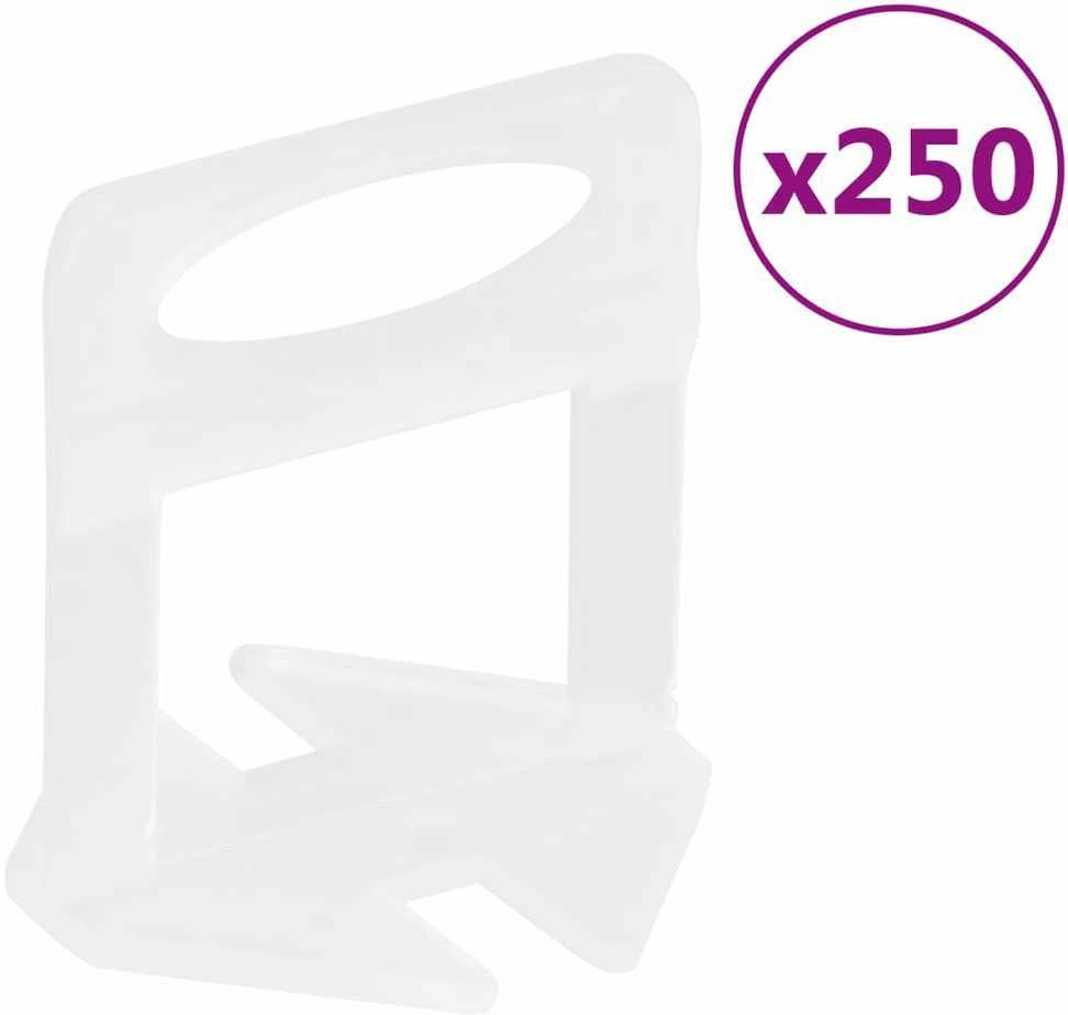 Plytelių išlyginimo spaustukai, 250vnt., 2mm