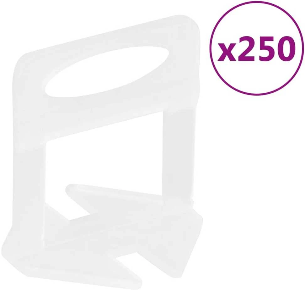 Plytelių išlyginimo spaustukai, 250vnt., 1,5mm