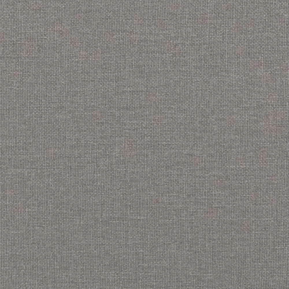 Poilsio gultas su pagalve dešinėje, taupe, audinys