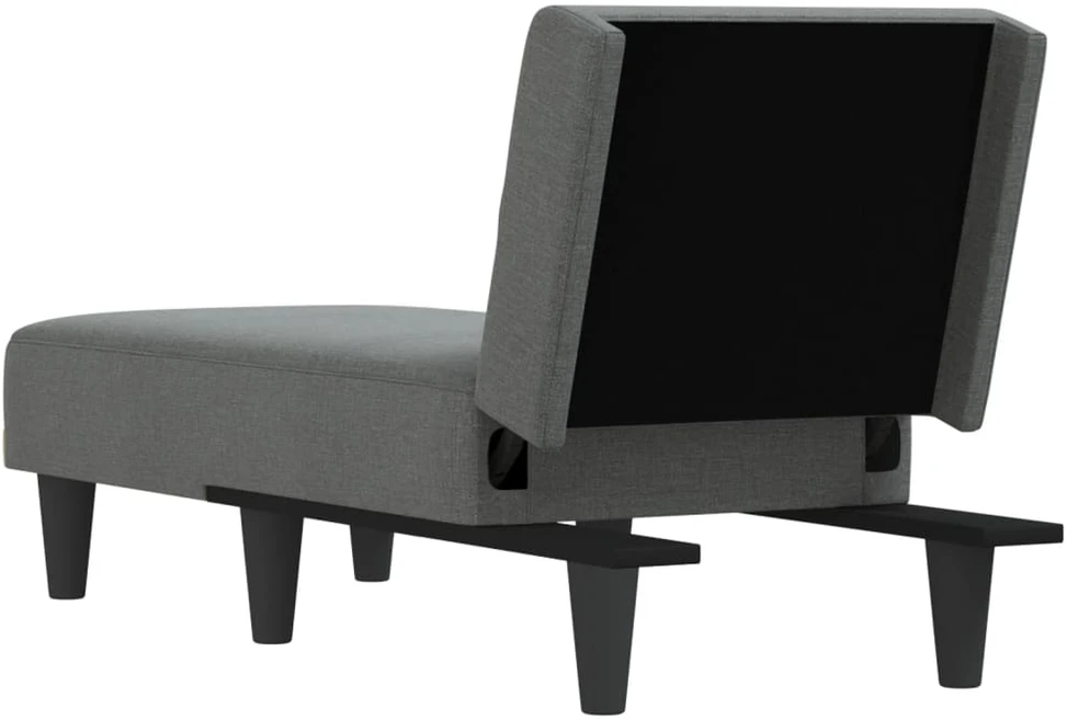 Sofa Poilsio gultas, tamsiai pilkos spalvos, audinys