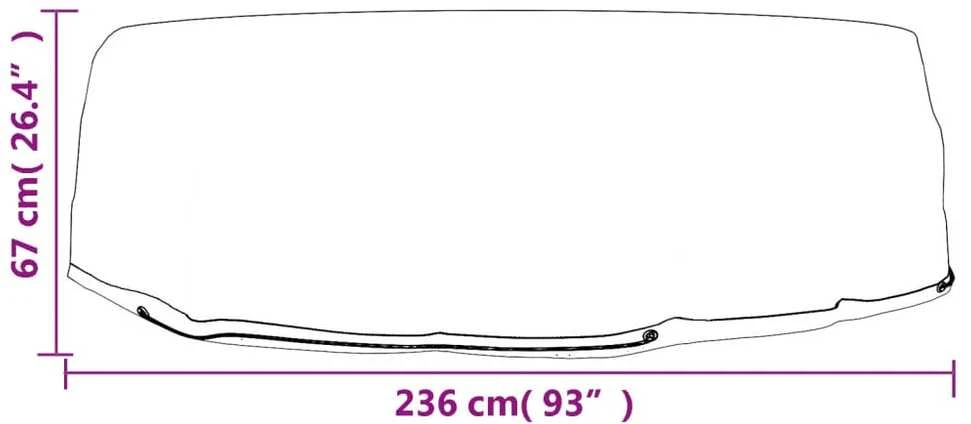 Poilsio gultų uždangalai, 2vnt., 236x67cm, apskriti, 10 kilpų