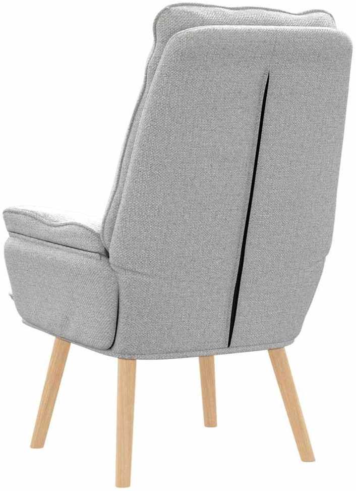 Fotelis krėslas Debesų pilka 69 x 74 x 93 cm Audinys ir Fanera