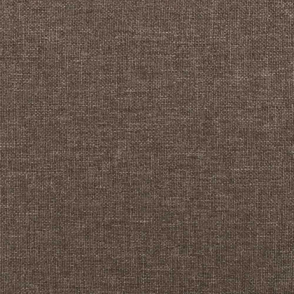 Fotelis Poilsio kėdė su taburete, taupe spalvos, audinys