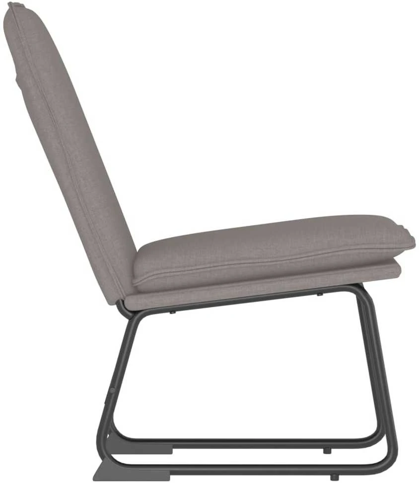 Fotelis Poilsio kėdė, taupe spalvos, 52x75x76cm, audinys