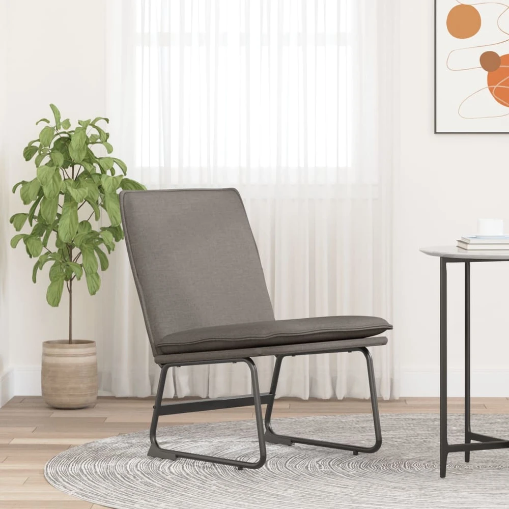 Fotelis Poilsio kėdė, taupe spalvos, 52x75x76cm, audinys