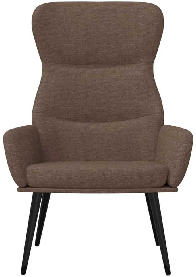 Fotelis Poilsio kėdė, taupe spalvos, audinys