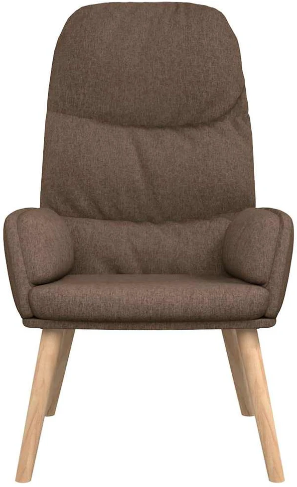 Fotelis Poilsio kėdė, taupe spalvos, audinys