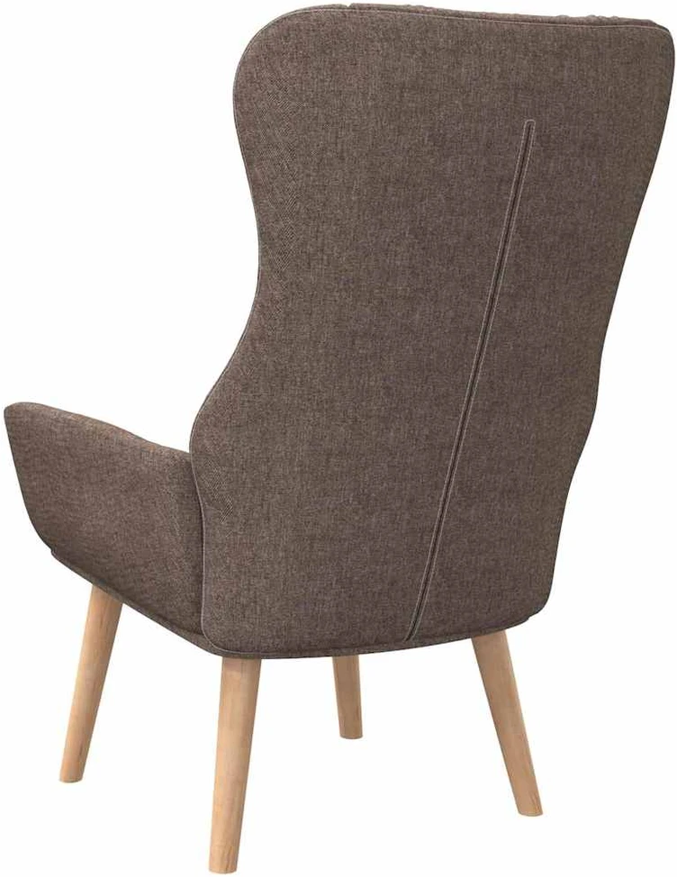 Fotelis Poilsio kėdė, taupe spalvos, audinys