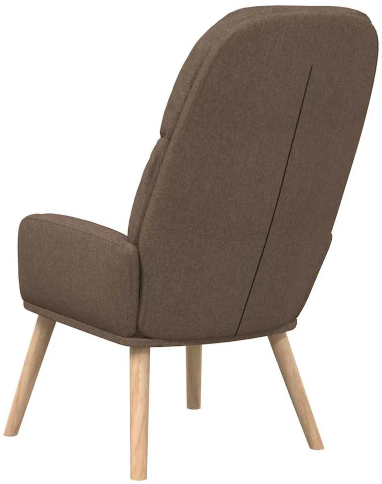 Fotelis Poilsio kėdė, taupe spalvos, audinys