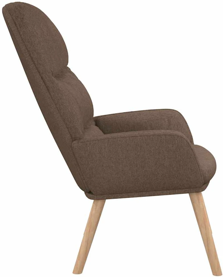 Fotelis Poilsio kėdė, taupe spalvos, audinys