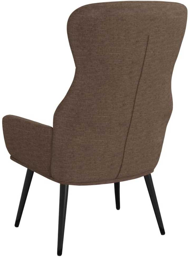 Fotelis Poilsio kėdė, taupe spalvos, audinys