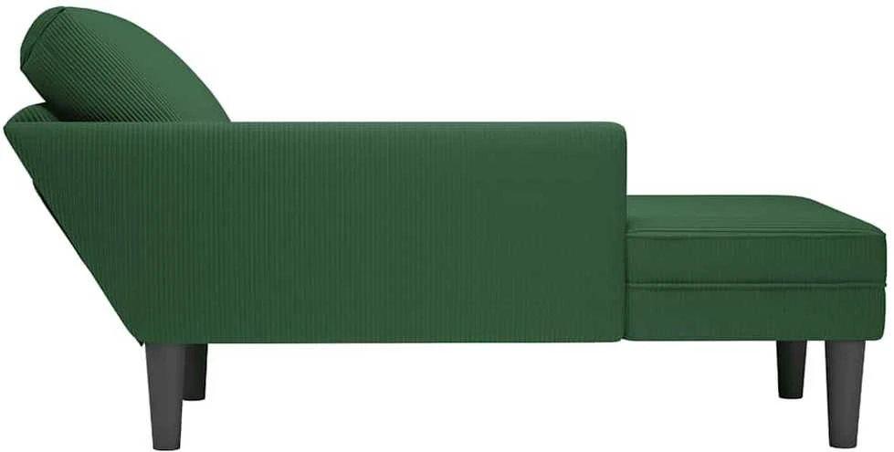 Poilsio sofa su pagalvės tamsiai žalia velveto audinys