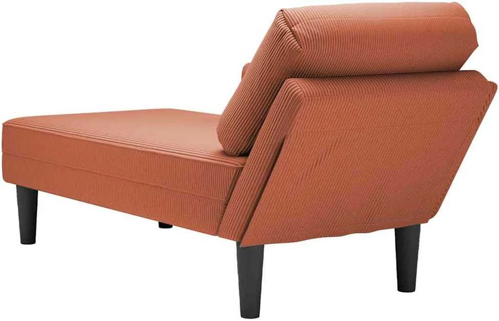 Fotelis Poilsio sofa su pagalvės raudonai oranžiniu velveto audinys