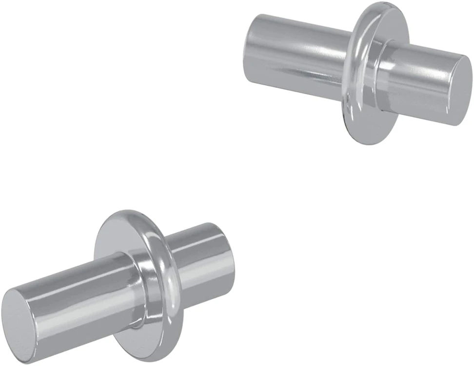 Policis 2 vnt. Sidabro 8,6 x 8,6 x 14,6 mm Plienas