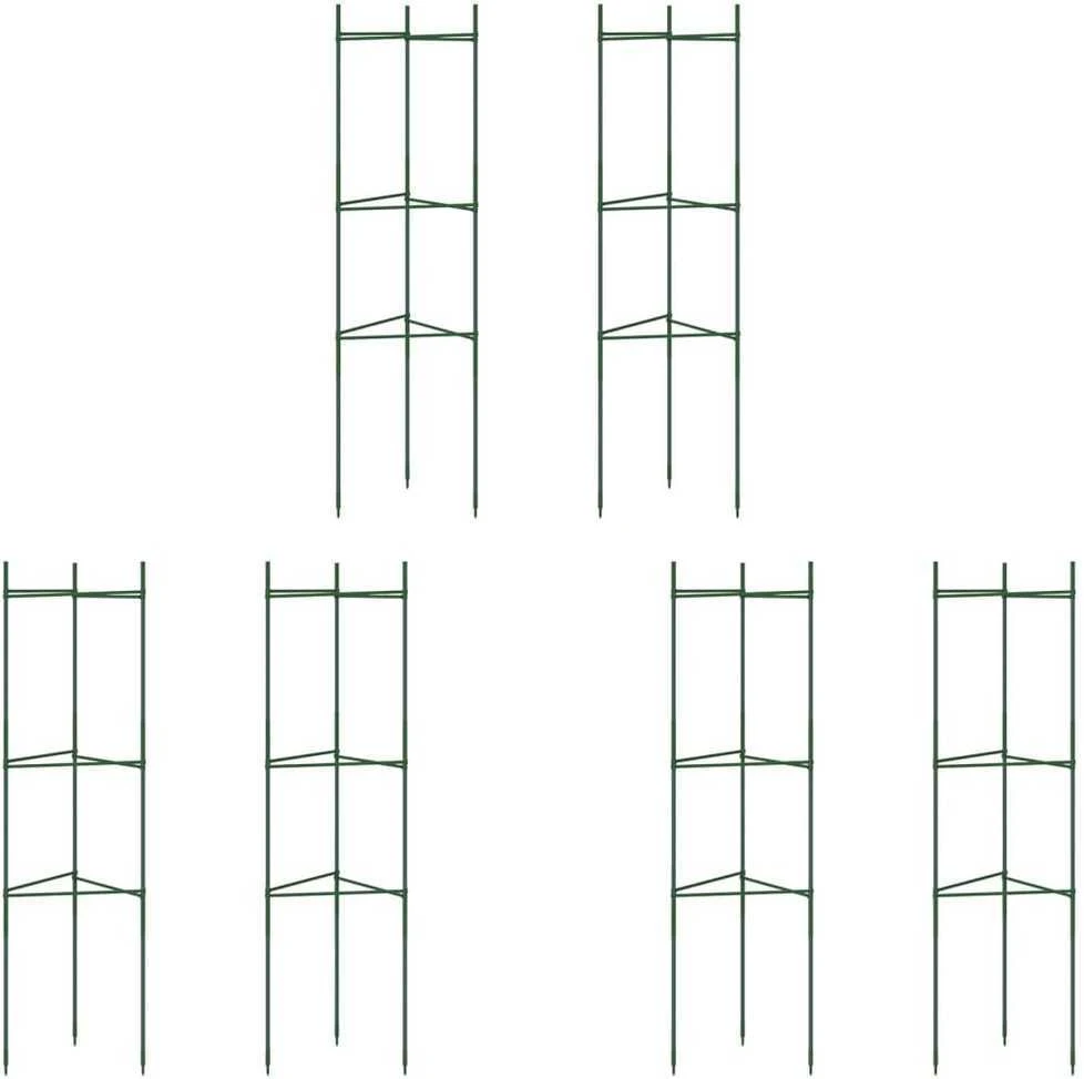 Pomidorų narvai, 6vnt., 116 cm Plienas ir PP