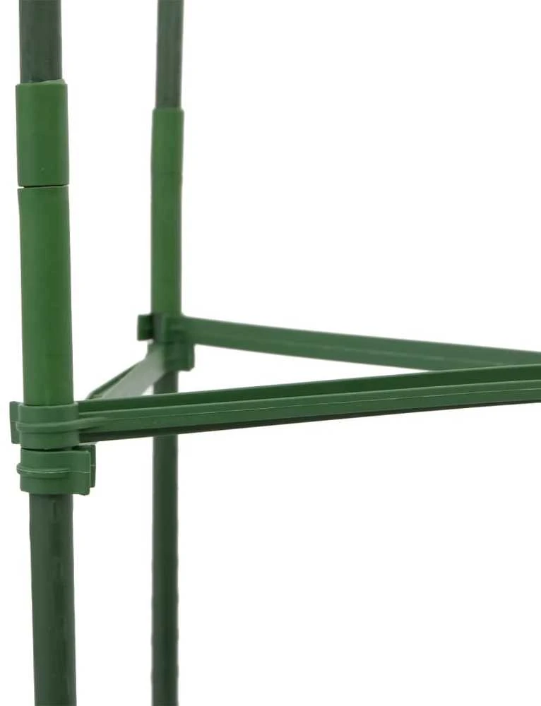 Pomidorų narvai su augalų maišeliais, 6vnt., 116cm, plienas/PP