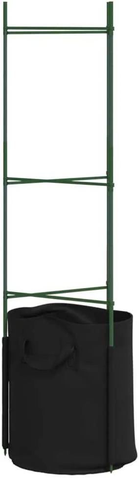 Pomidorų narvas su augalų maišeliu, 2vnt., 116cm, plienas ir PP