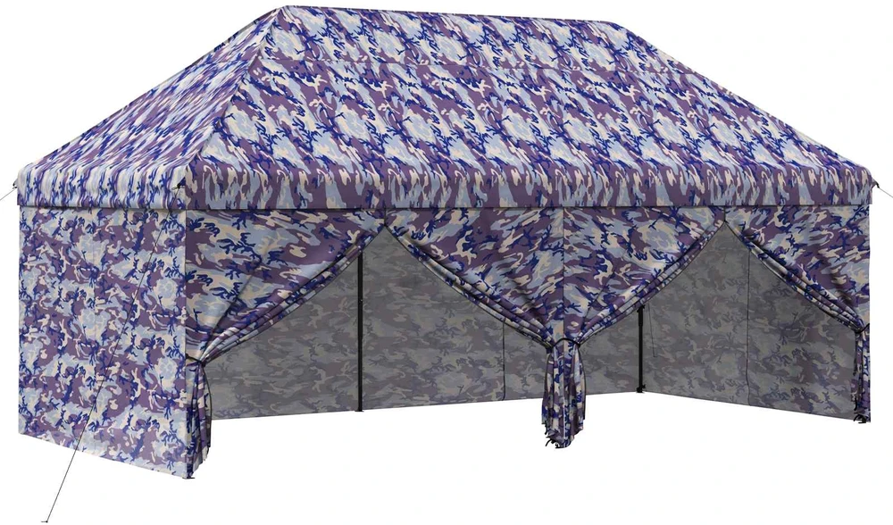 Pop-up Gazebo su 4 Šoninėmis Sienelėmis 3 x 6 m