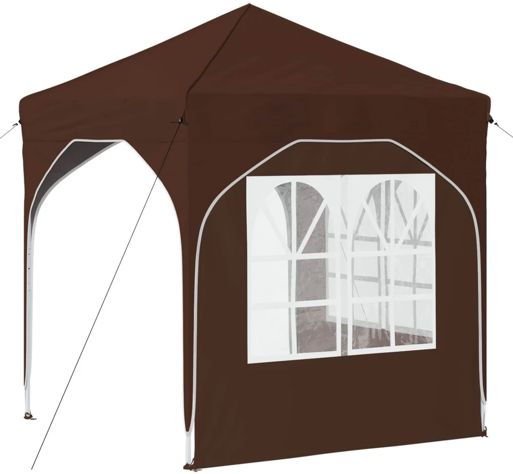 Pop-up šventinis palapinė 192 x 192 x 245 cm Ruda