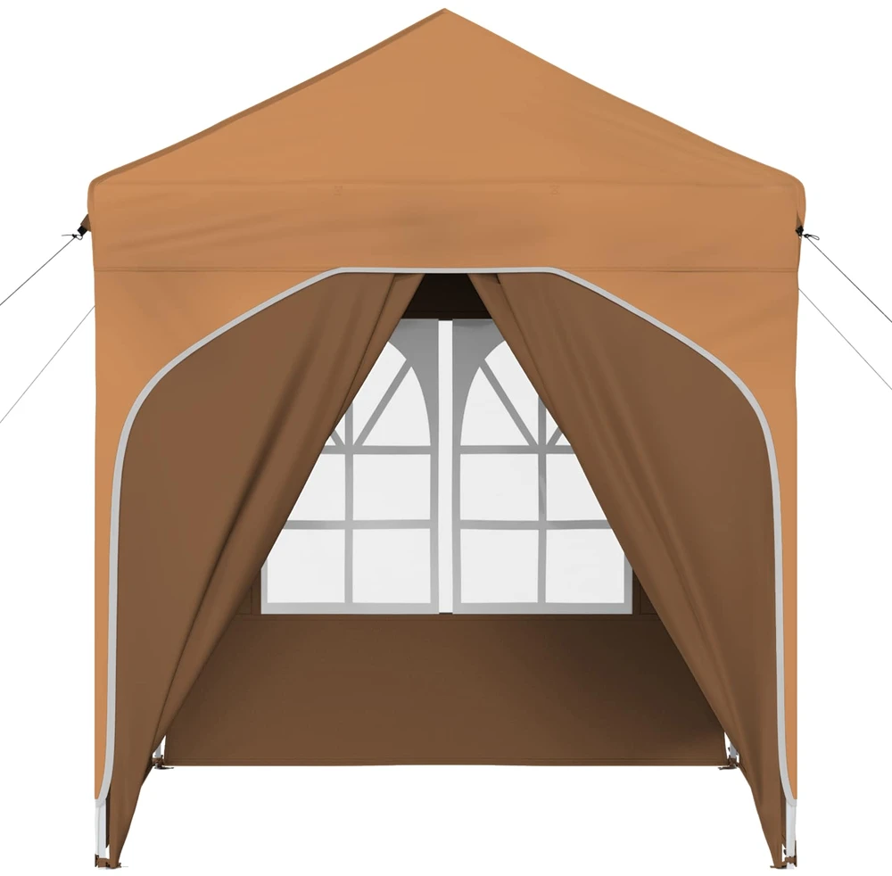 Pop-up šventinis palapinė 192 x 192 x 245 cm Smėlio