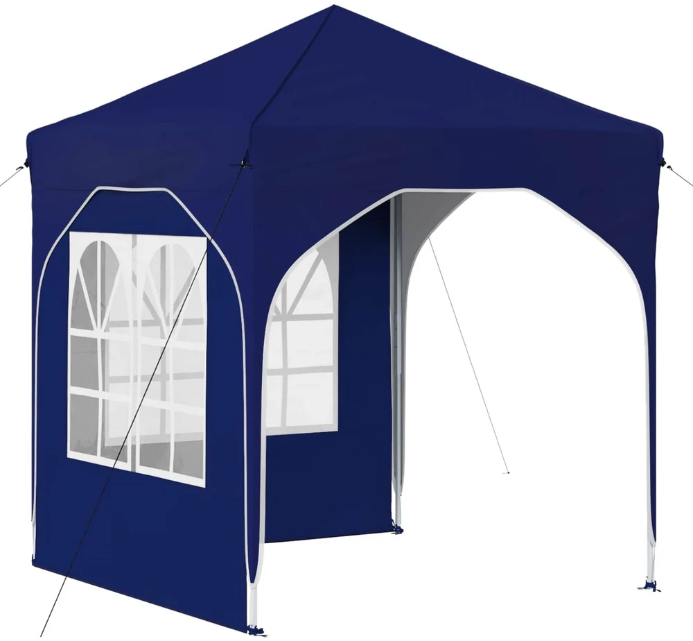 Pop-up šventinis palapinė 192 x 192 x 245 cm Mėlyna