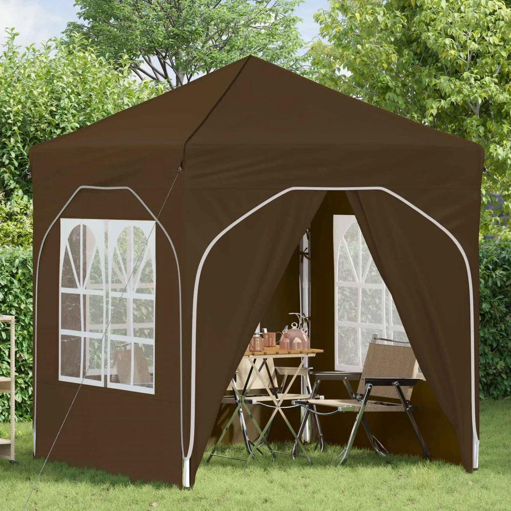 Pop-up šventinis palapinė 192 x 192 x 245 cm Taupe