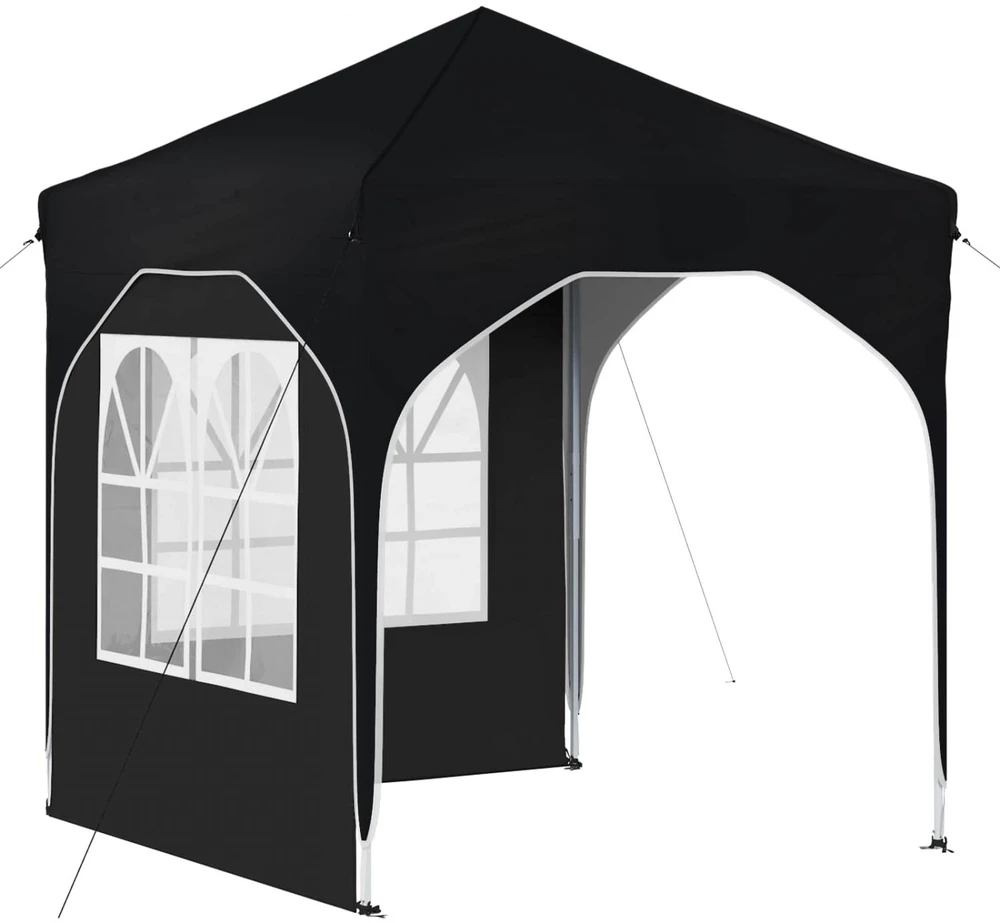 Pop-up šventinis palapinė 192 x 192 x 245 cm Antracitas