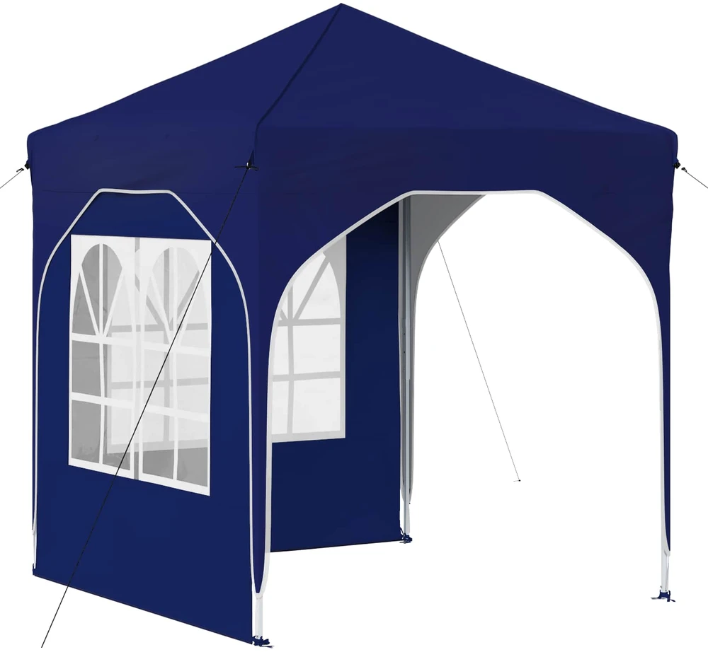 Pop-up šventinis palapinė 192 x 192 x 245 cm Mėlyna