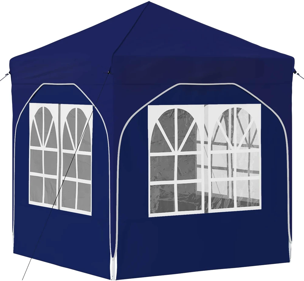 Pop-up šventinis palapinė 192 x 192 x 245 cm Mėlyna