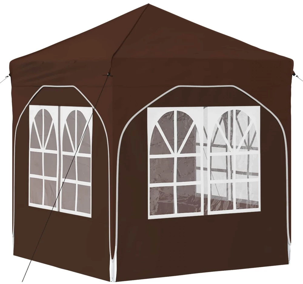 Pop-up šventinis palapinė 192 x 192 x 245 cm Ruda