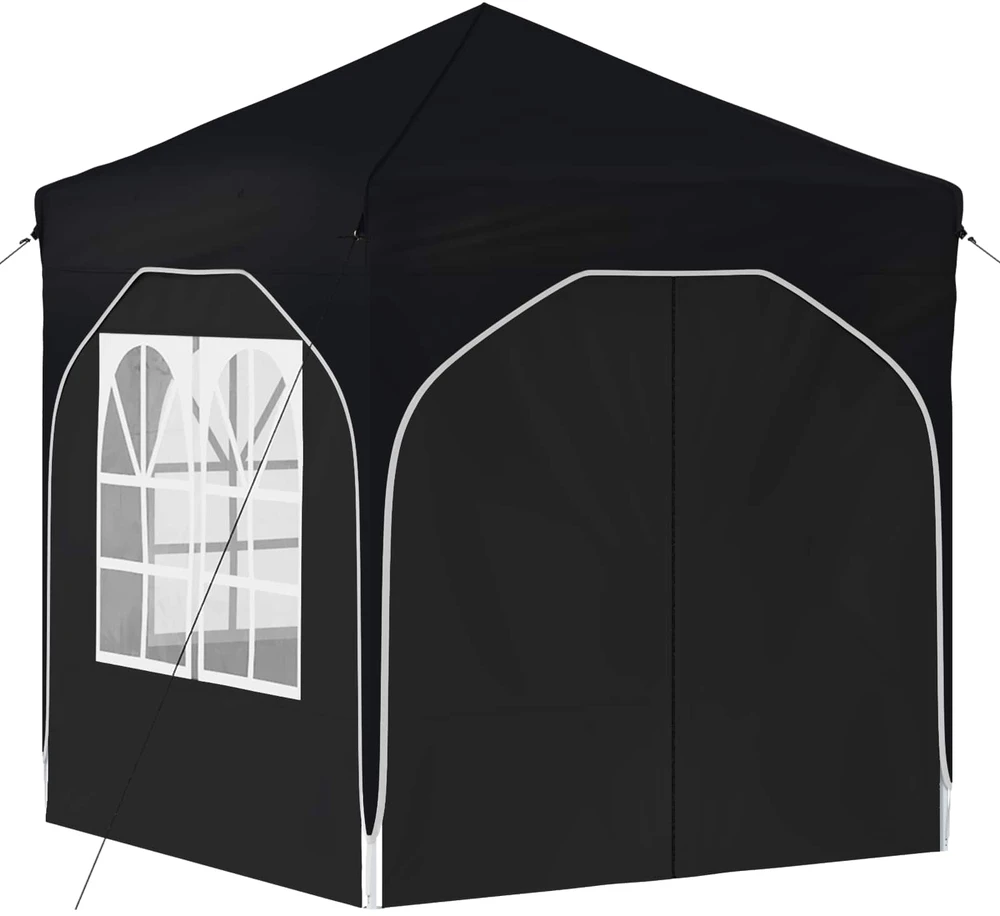 Pop-up šventinis palapinė 192 x 192 x 245 cm Antracitas