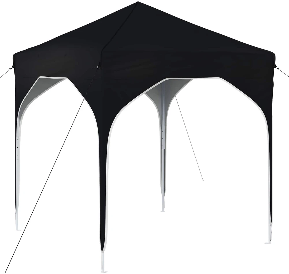 Pop-up šventinis palapinė 194 x 194 x 245 cm Antracitas