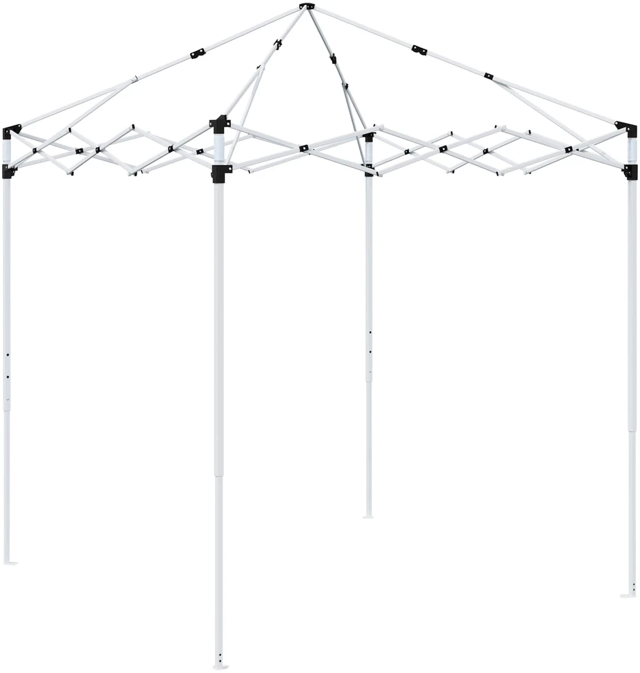 Pop-up šventinis palapinė 194 x 194 x 245 cm Terakotos